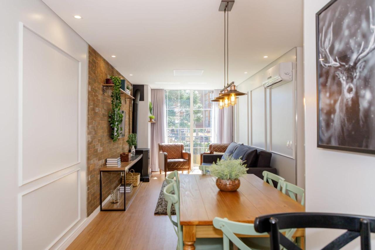 Novo Maravilhoso Apartamento No Centro - Gramado Apartman Kültér fotó