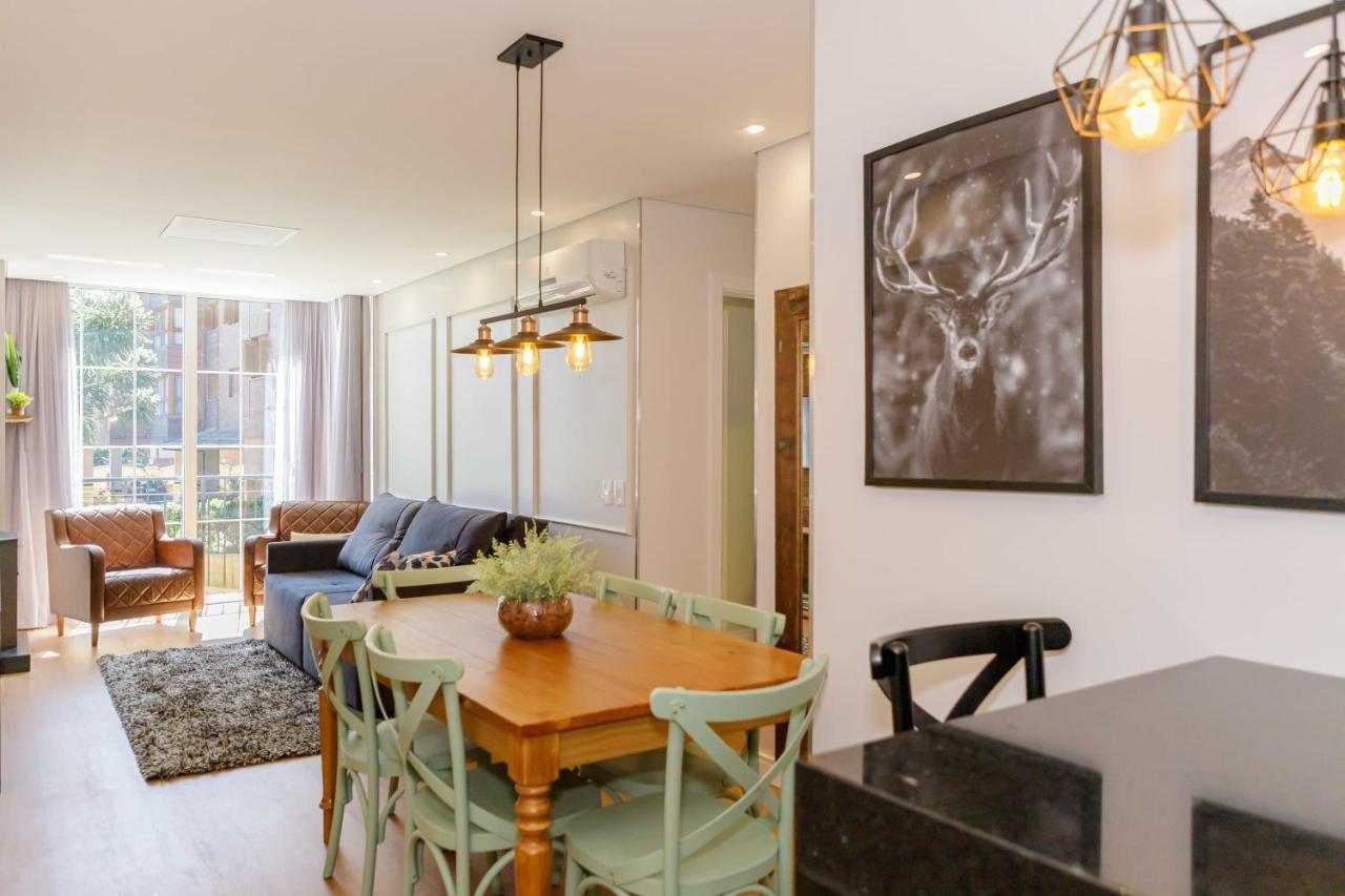 Novo Maravilhoso Apartamento No Centro - Gramado Apartman Kültér fotó